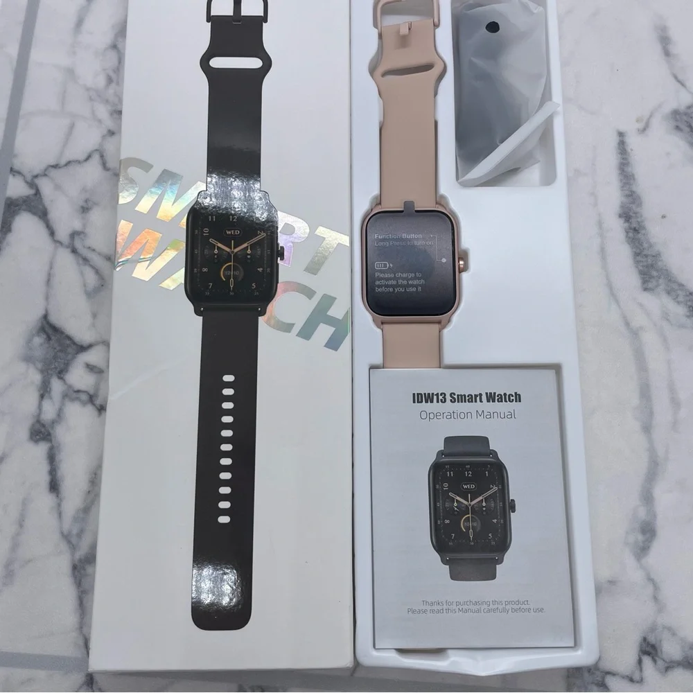 IDW13 Smart Wrist Watch Alexa Built-in Pink Open Box
